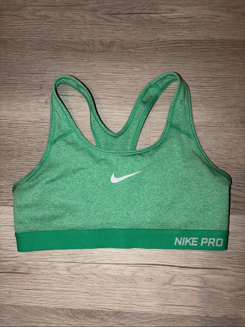 Nike Green Racerback Sports Bra with NIKE PRO Bras